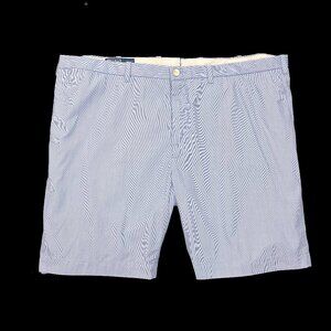 Polo Ralph Lauren Slim Fit Blue White Stripe Chino Shorts New NWT Mens 42